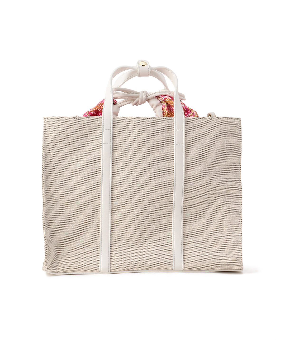 Square canvas tote Medium WHITE | バッグ | CLOUDY公式通販サイト
