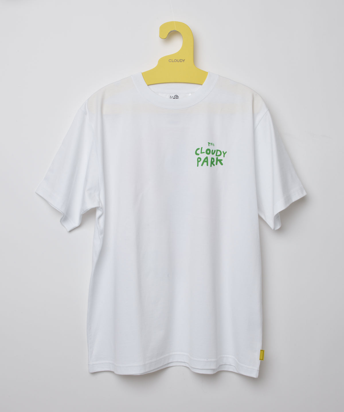 Park T-shirts CLOUDY PARK Back Print（PINK）WHITE