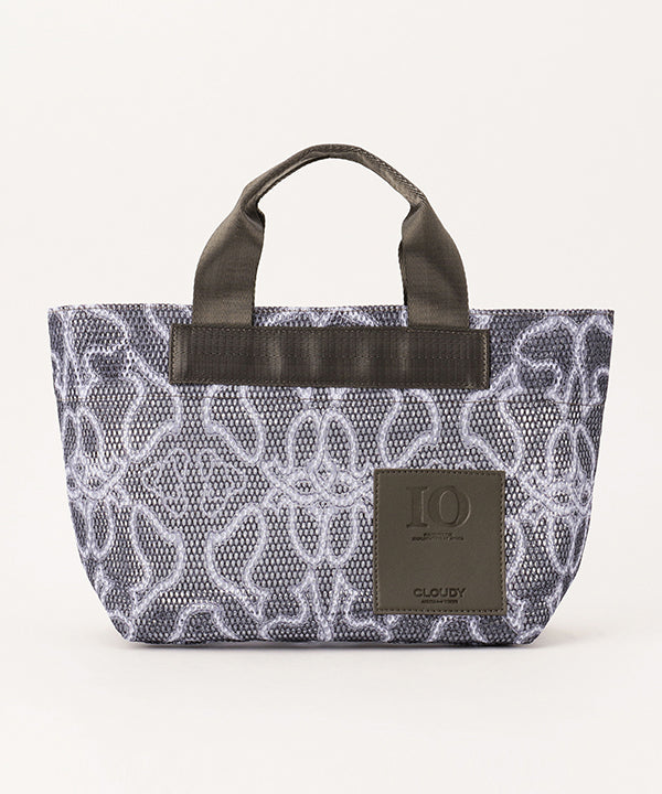 African Textile Mesh Tote Bag (Extra Small) DARK GRAY