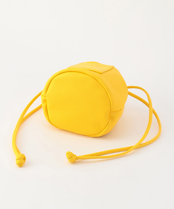 Fake Leather Drawstring Bag YELLOW | バッグ | CLOUDY公式通販サイト