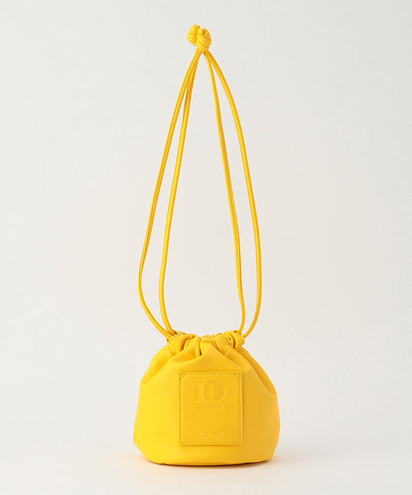 Fake Leather Drawstring Bag YELLOW | バッグ | CLOUDY公式通販サイト