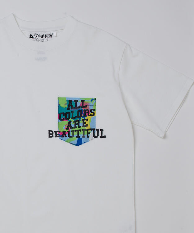 Printed Pocket T-SHIRTS ～ALL COLORS ARE BEAUTIFUL～  363 WHITE