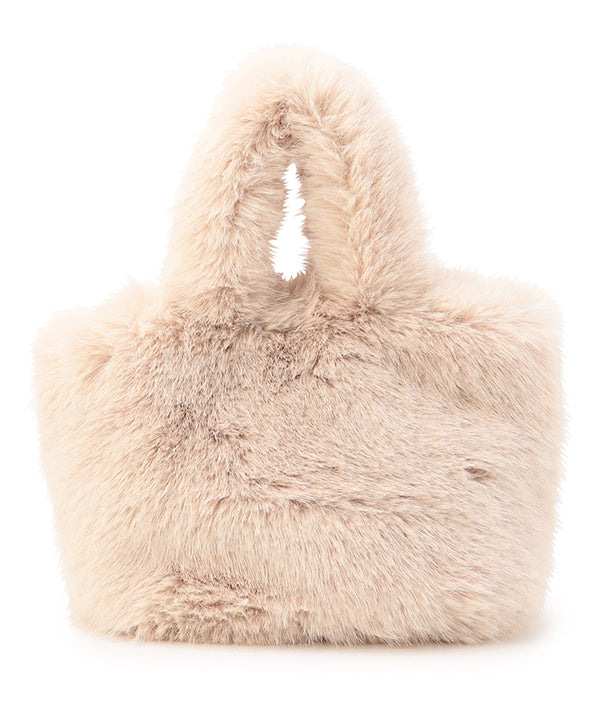 Eco Fur Tote Bag (Medium) LIGHT BEIGE| バッグ | CLOUDY公式