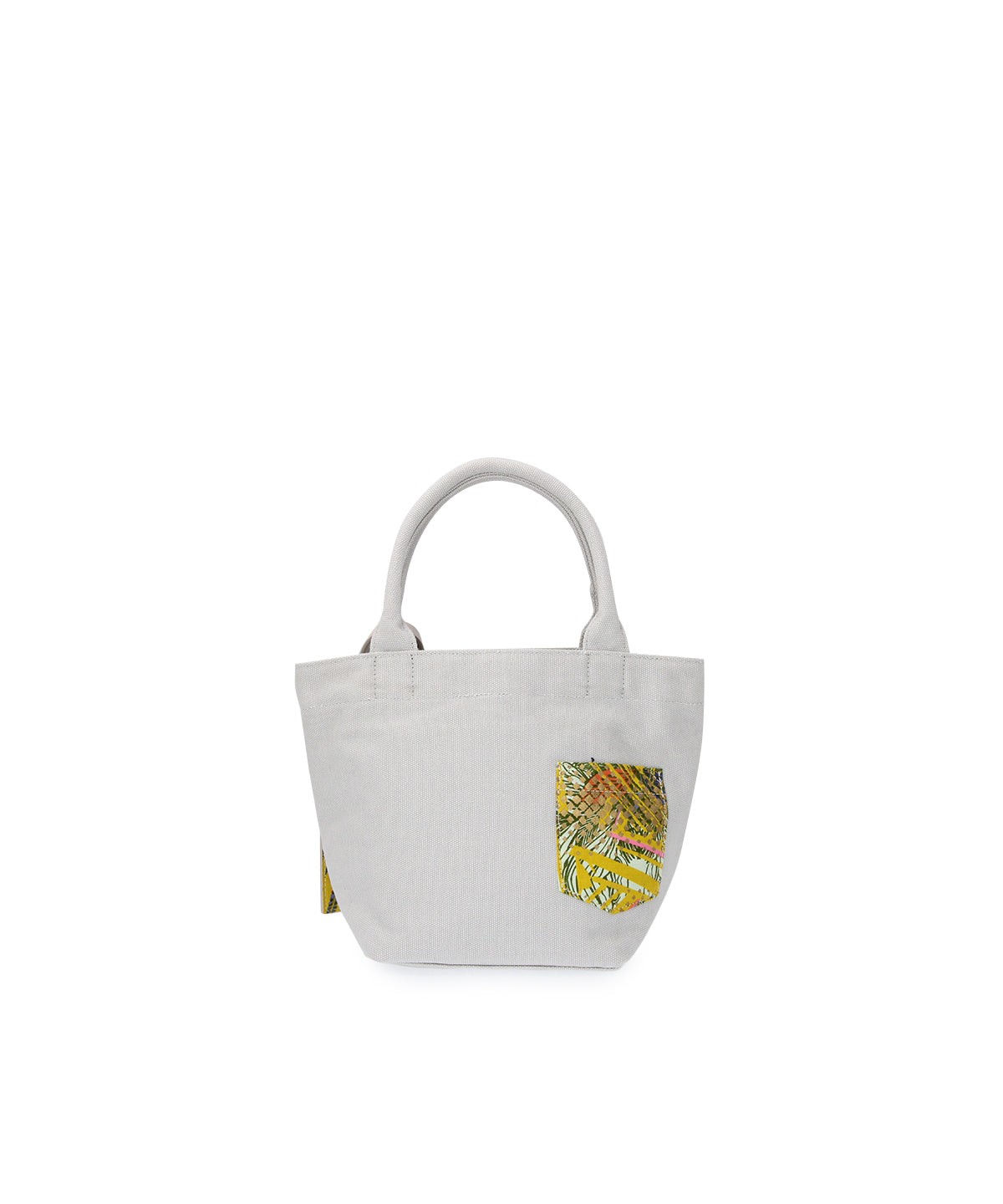 Colored Canvas Tote Small L.GRAY CLOUDY