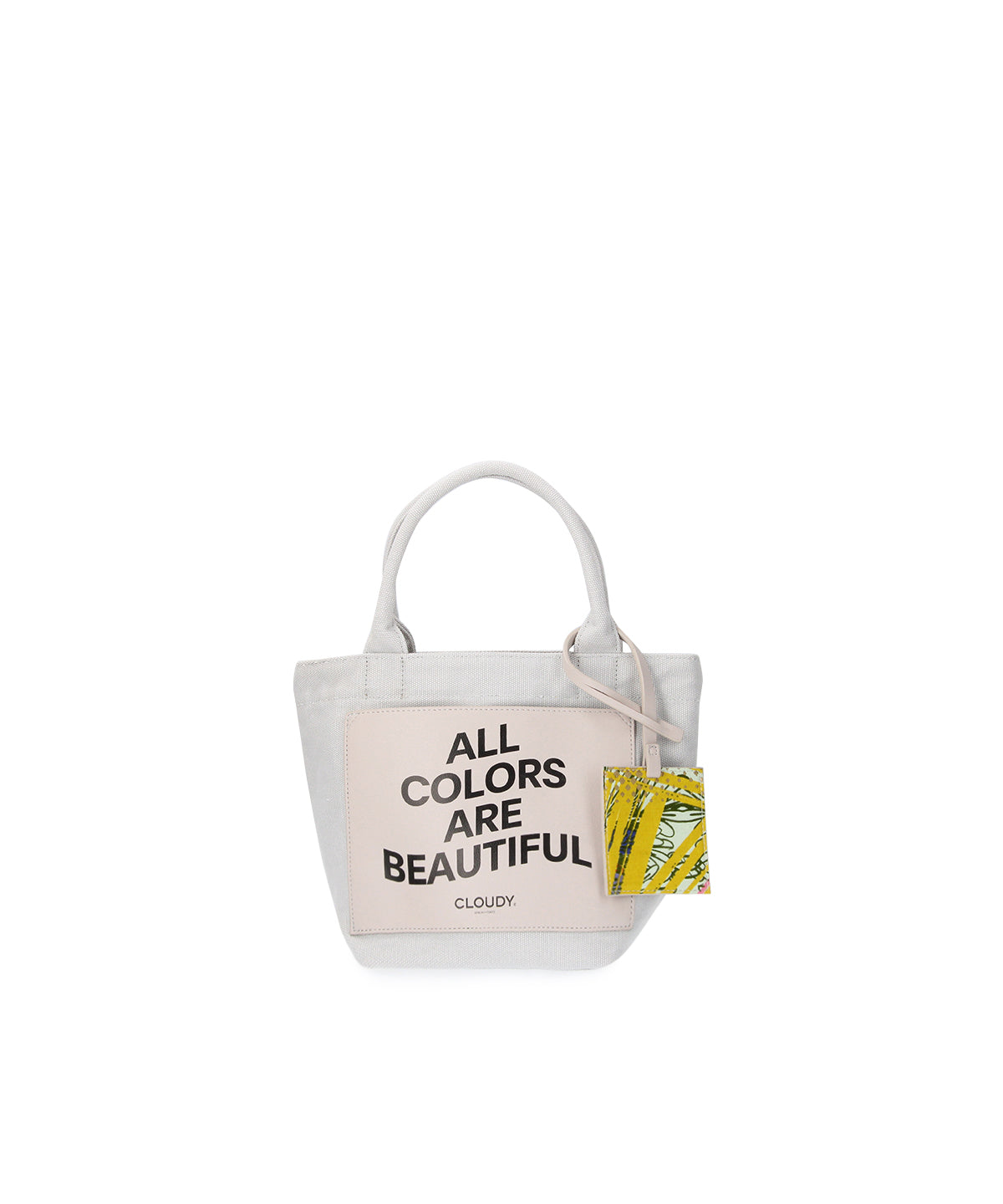 Gray canvas 2025 tote bag