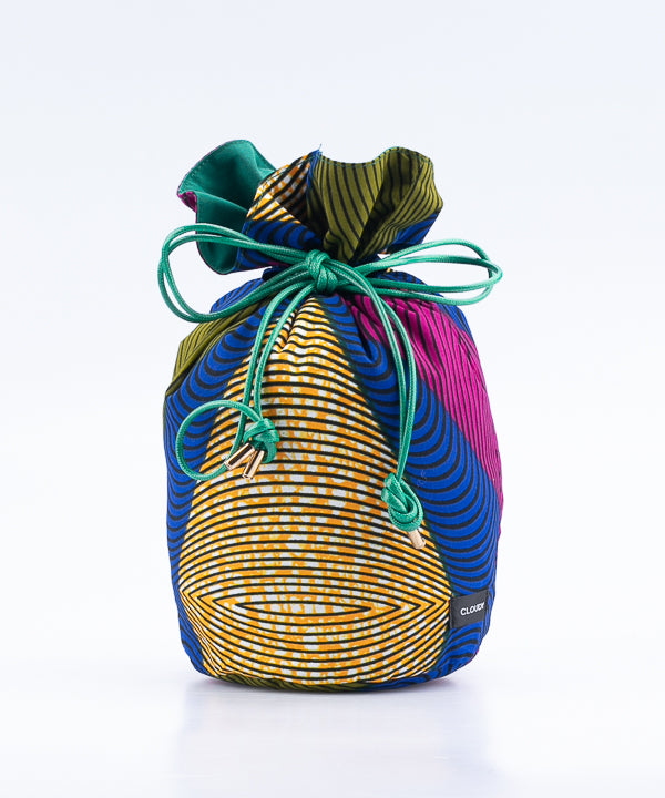 Drawstring Bag Small 995 | アフリカンテキスタイル雑貨 | CLOUDY公式