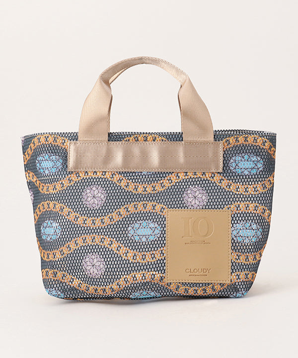 African Textile Mesh Tote Bag (Extra Small) GREIGE | バッグ 