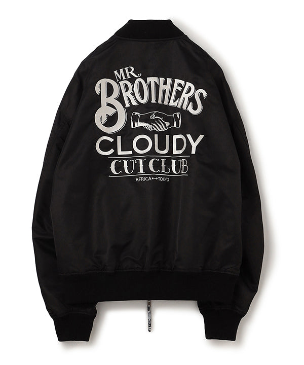MR.BROTHERS × CLOUDY MA-1 Black