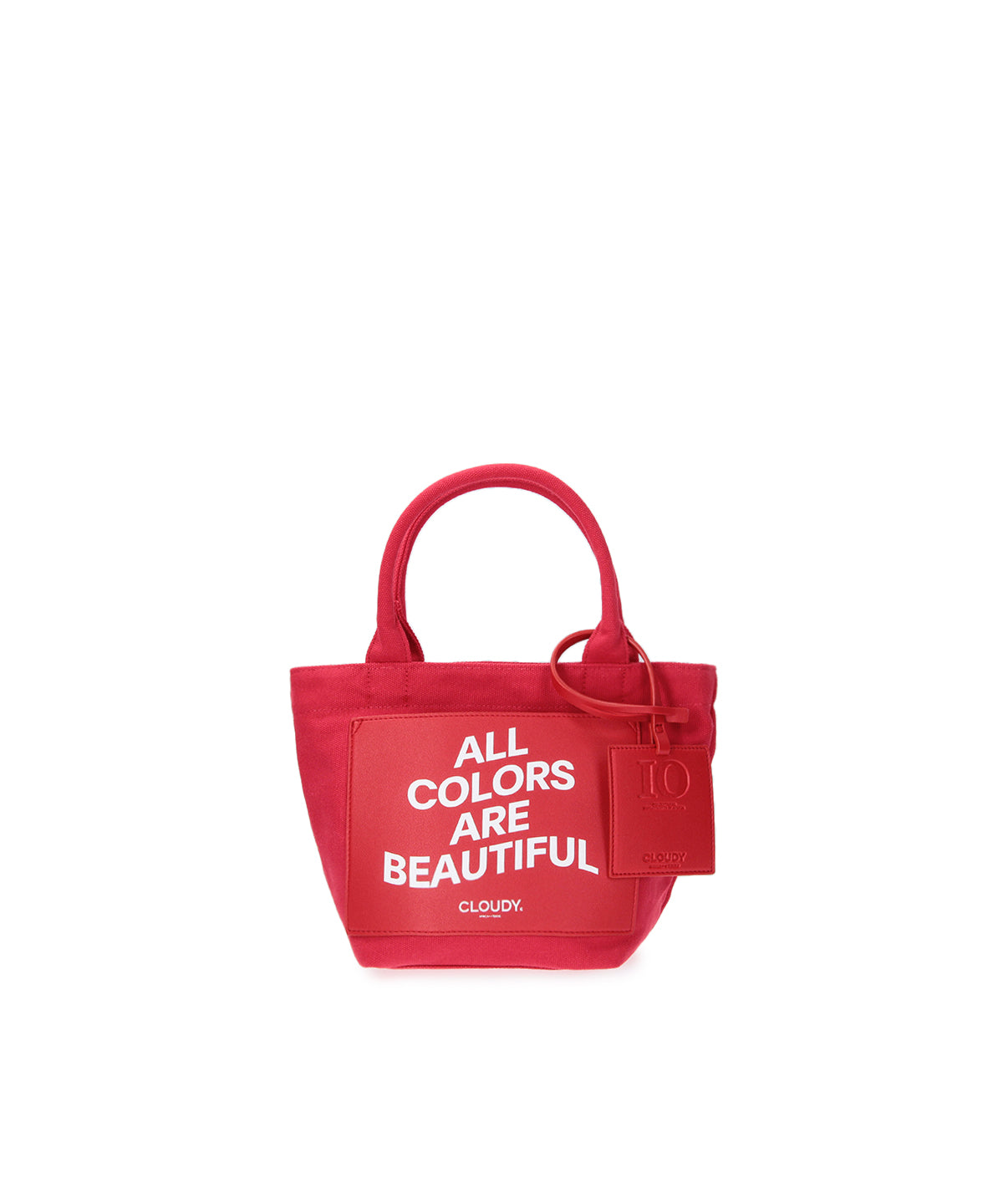 [EC Limited] Colored Canvas Tote (Small) RED