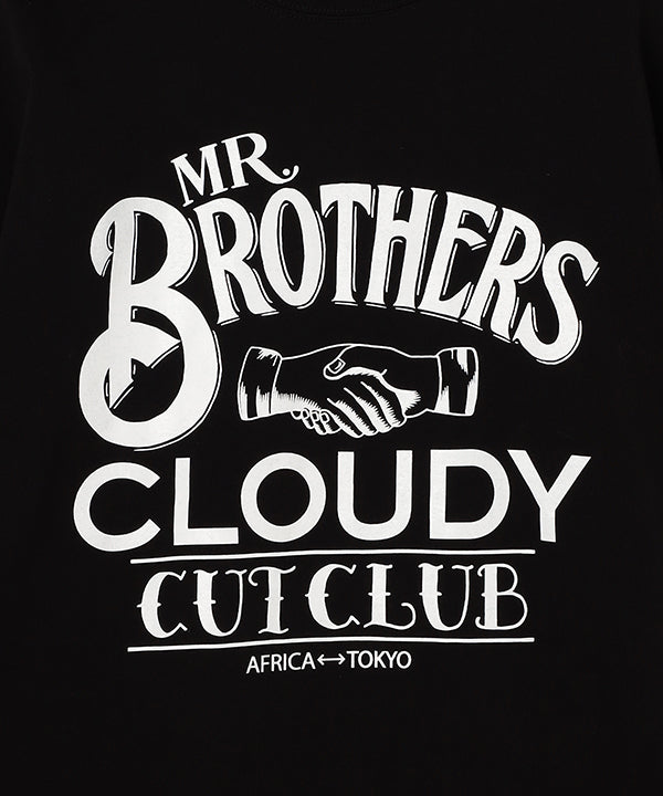 MR.BROTHERS × CLOUDY T-Shirts Black