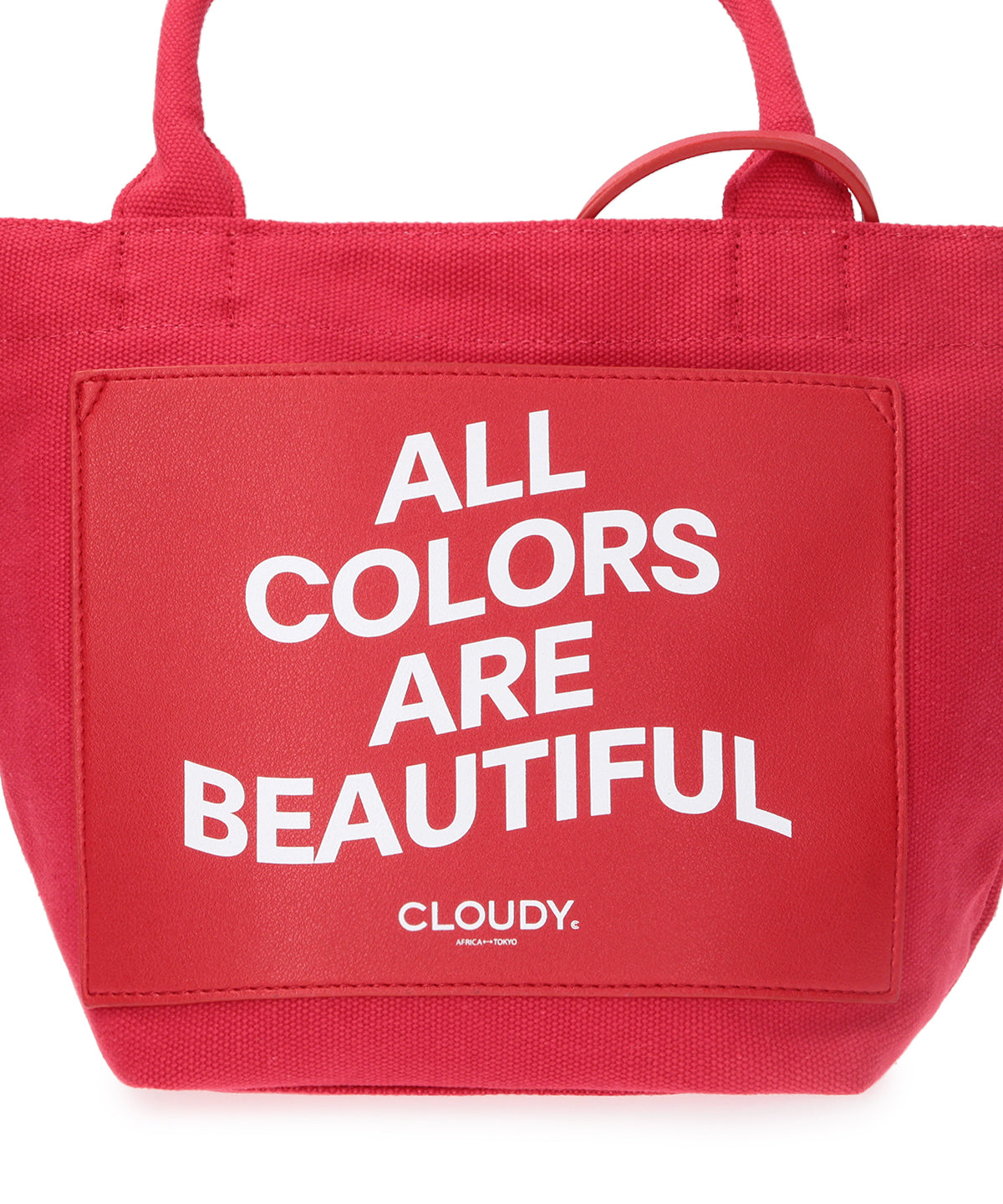 EC限定】Colored Canvas Tote (Small) RED | バッグ | CLOUDY公式通販