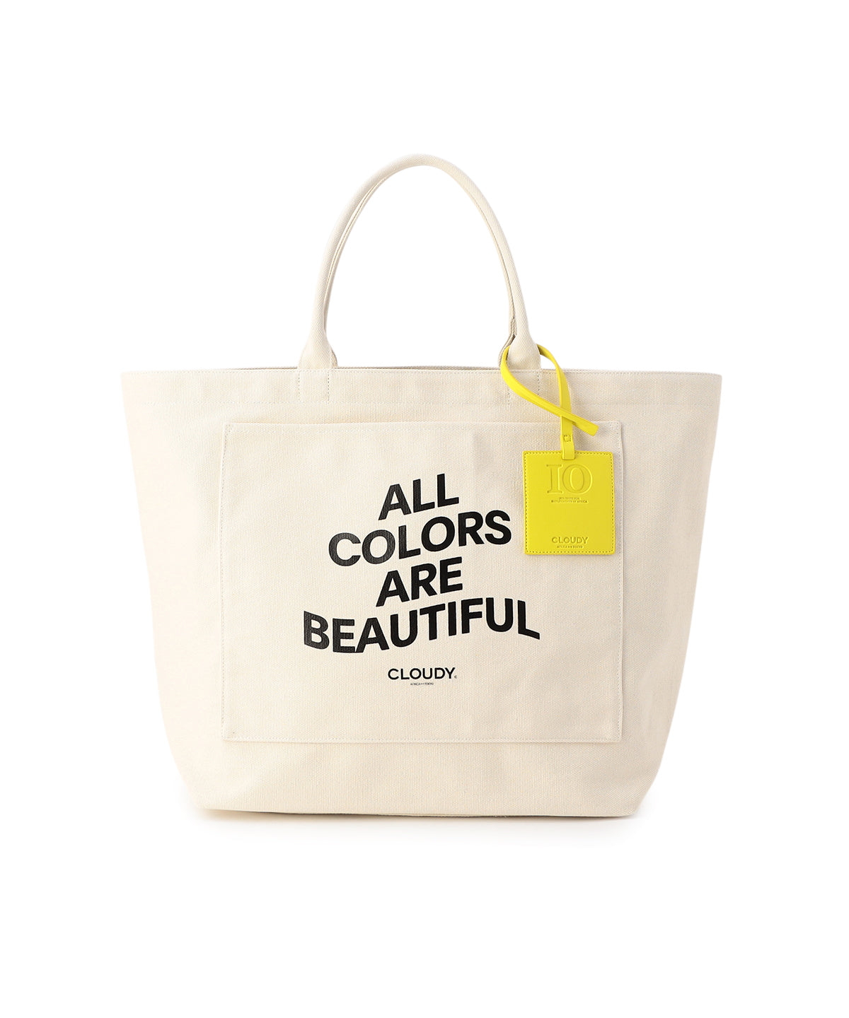 Recycled Canvas Tote Bag(Large) NATURAL