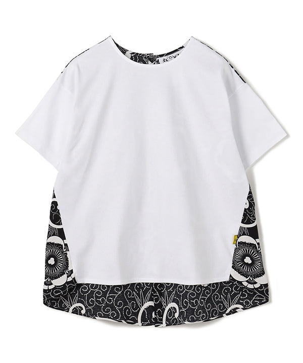 Back Textile T-Shirts 003 WHITE