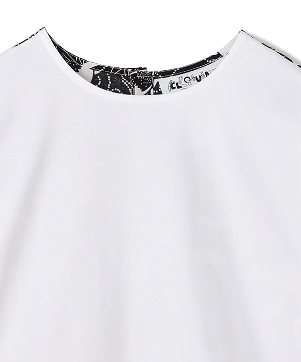 Back Textile T-Shirts 003 WHITE