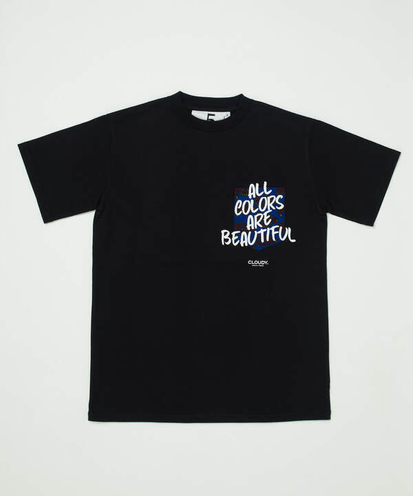 Printed Pocket T-SHIRTS ～ALL COLORS ARE BEAUTIFUL～ 303 BLACK