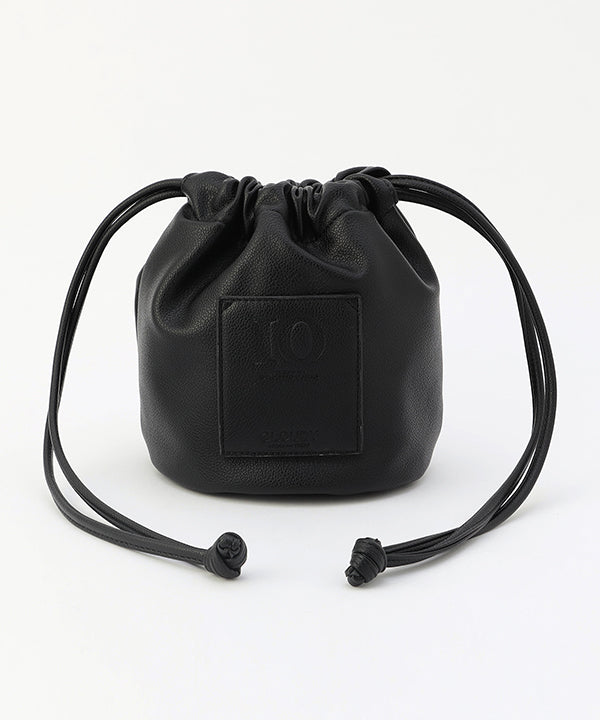 Fake Leather Drawstring Bag BLACK | バッグ | CLOUDY公式通販サイト