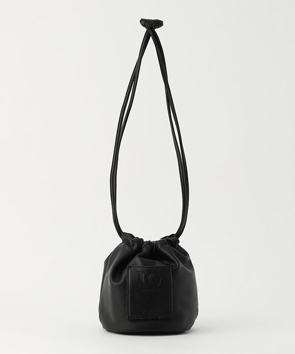 Fake Leather Drawstring Bag BLACK | バッグ | CLOUDY公式通販サイト