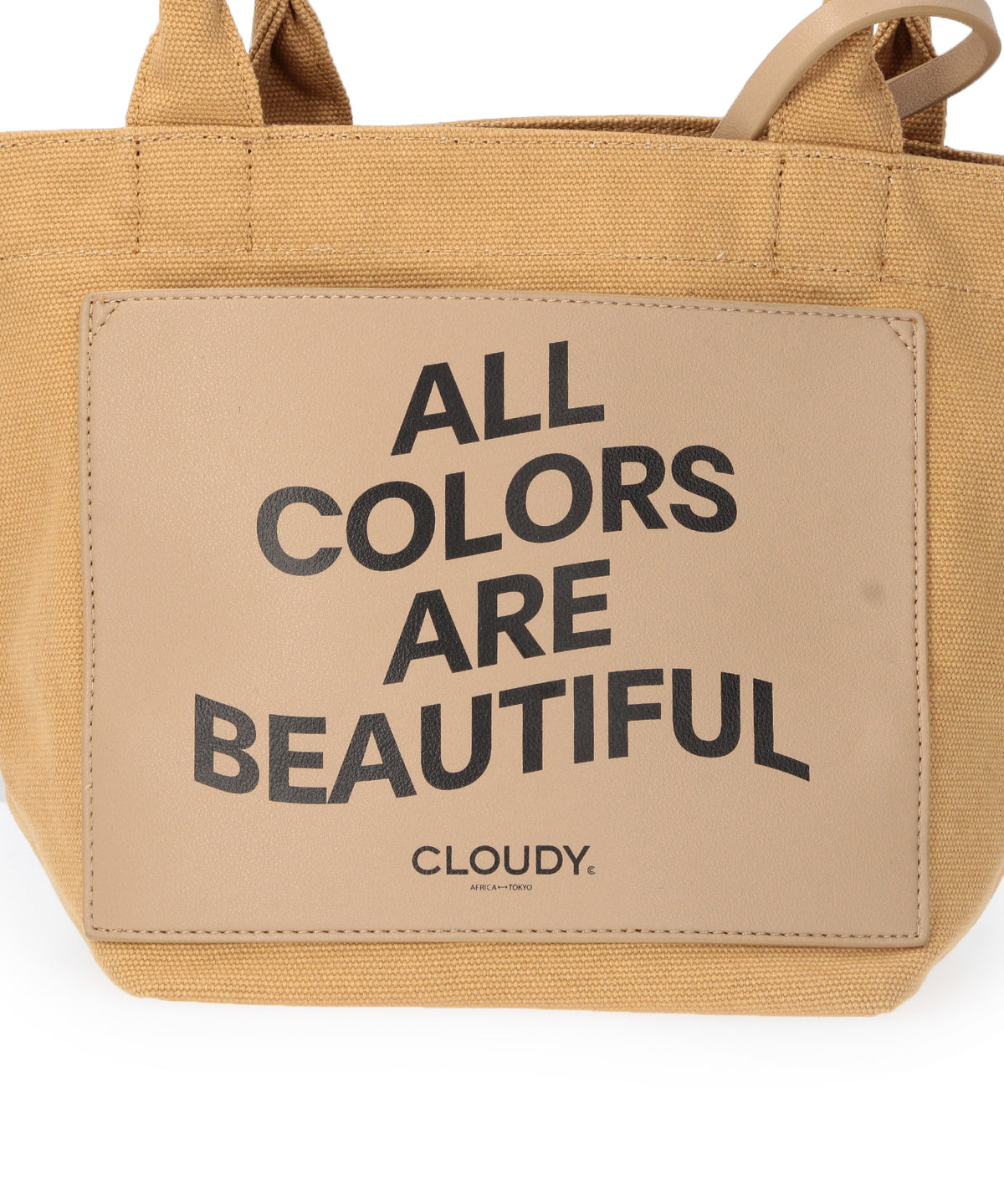 CLOUDY Colored Canvas Tote Bag クラウディ バッグ4時間だけ持ち歩き