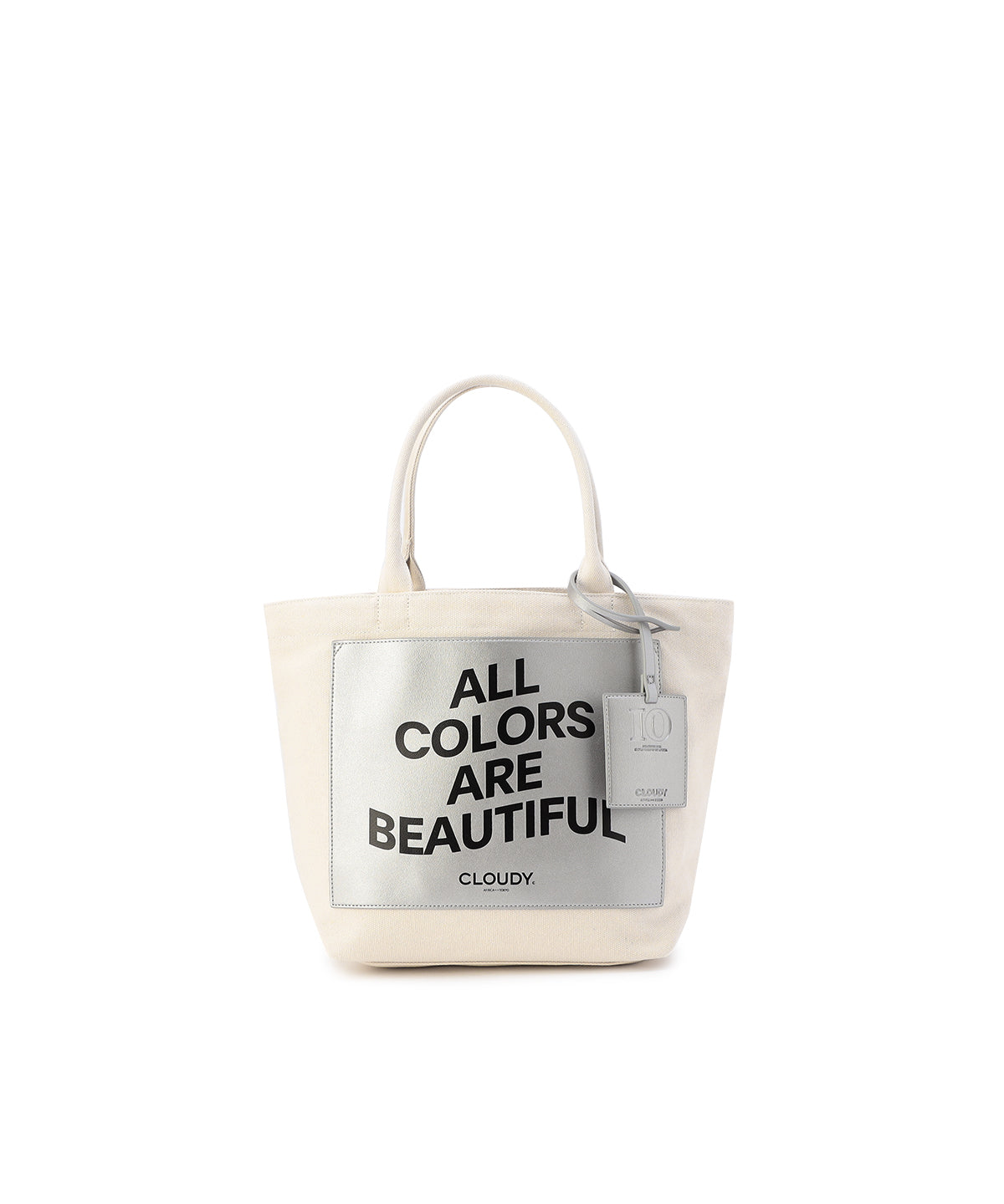 Recycled Canvas Tote (Medium) SILVER