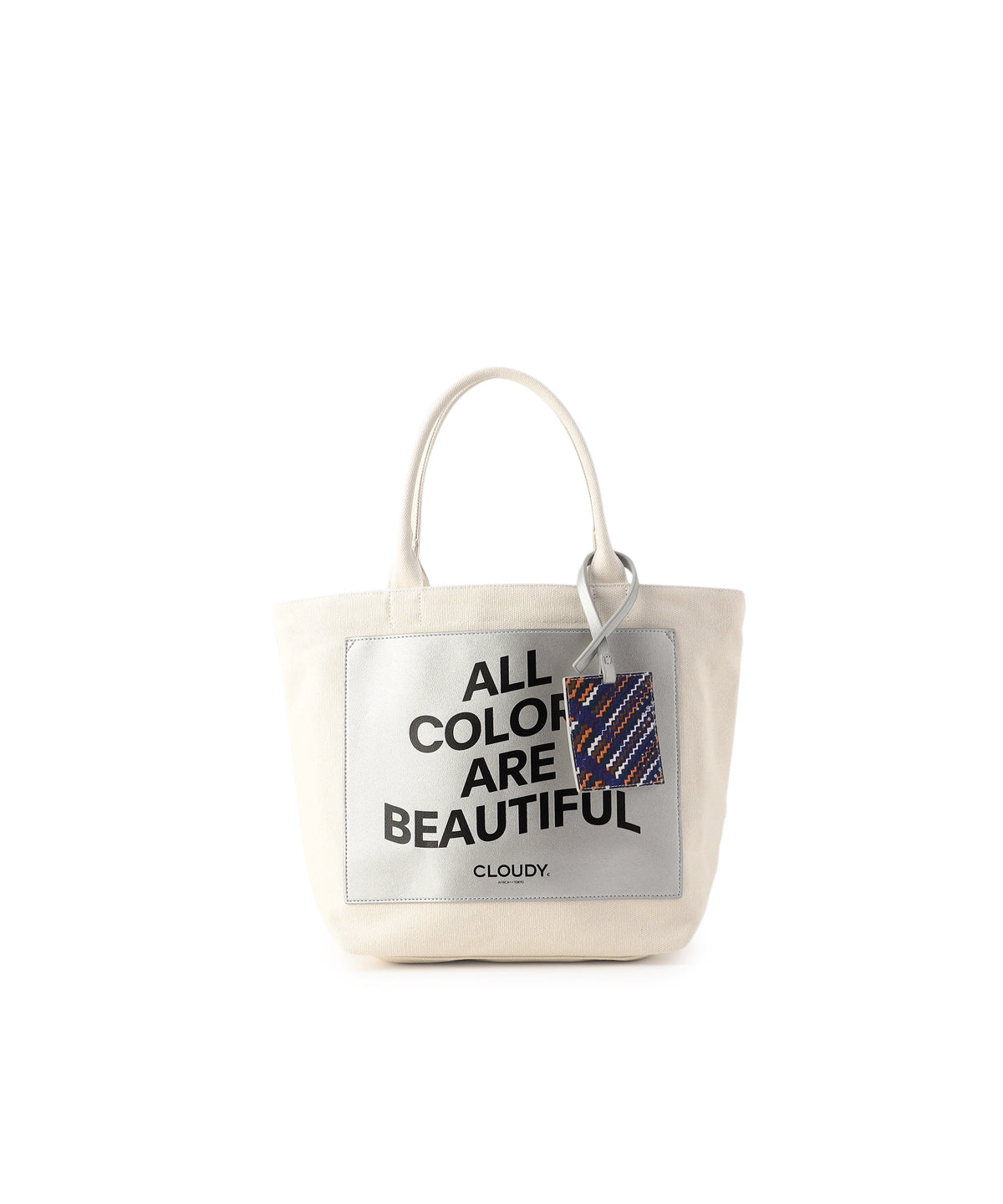 Recycled Canvas Tote (Medium) SILVER