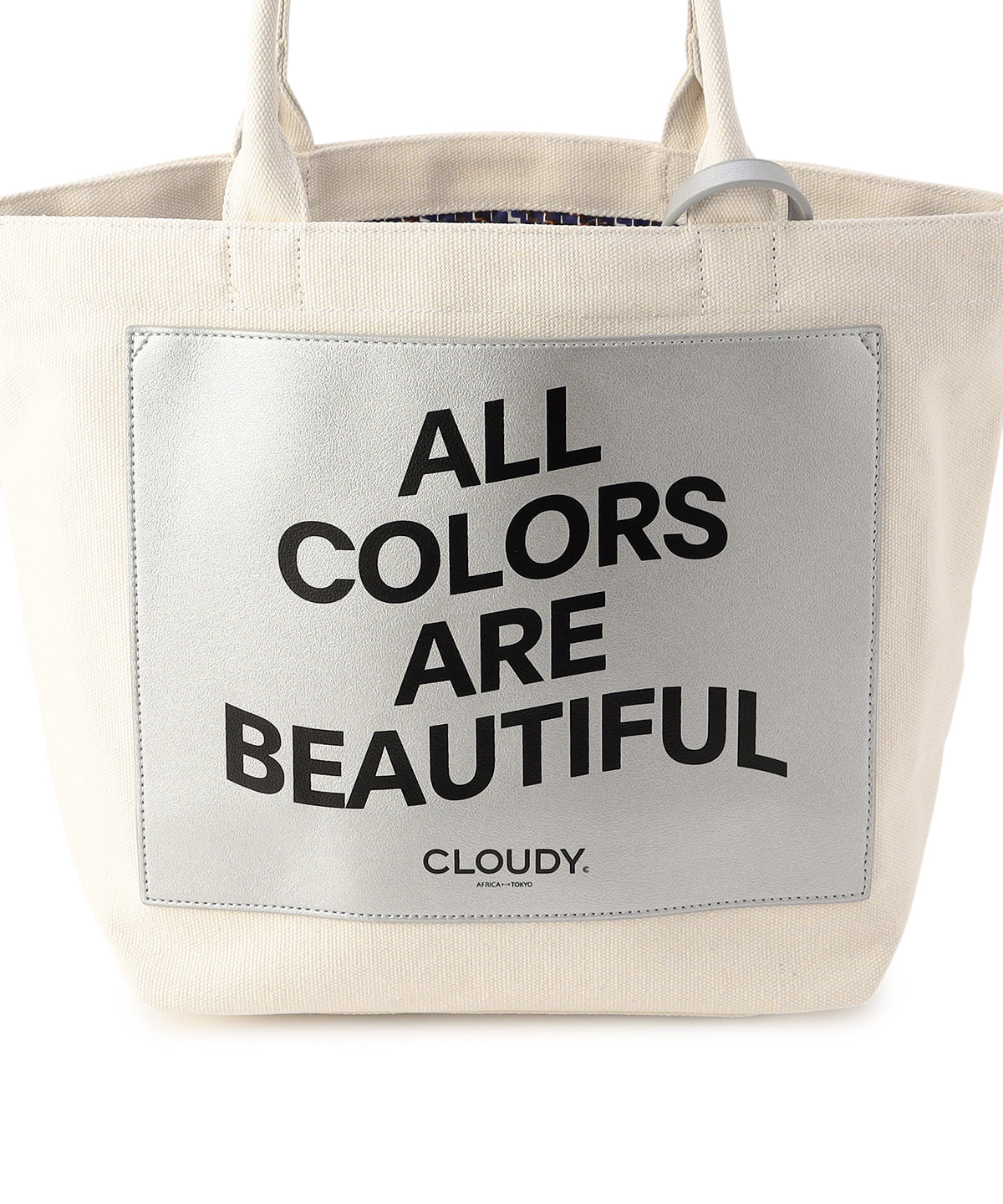 Recycled Canvas Tote (Medium) SILVER | バッグ | CLOUDY公式通販サイト