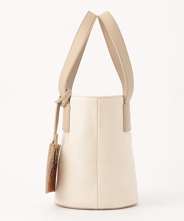 Fake Suede Handle Bag　CREAM BEIGE