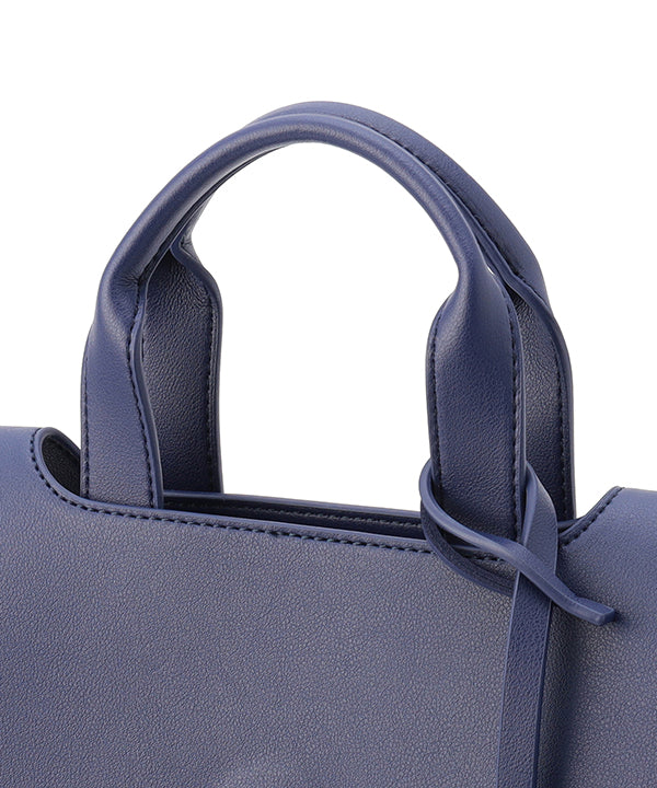 Two Tone Kente Shoulder Bag（Medium）NAVY