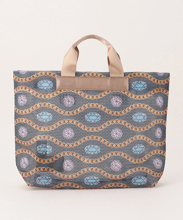 African Textile Mesh Tote Bag (Medium) GREIGE | バッグ | CLOUDY 