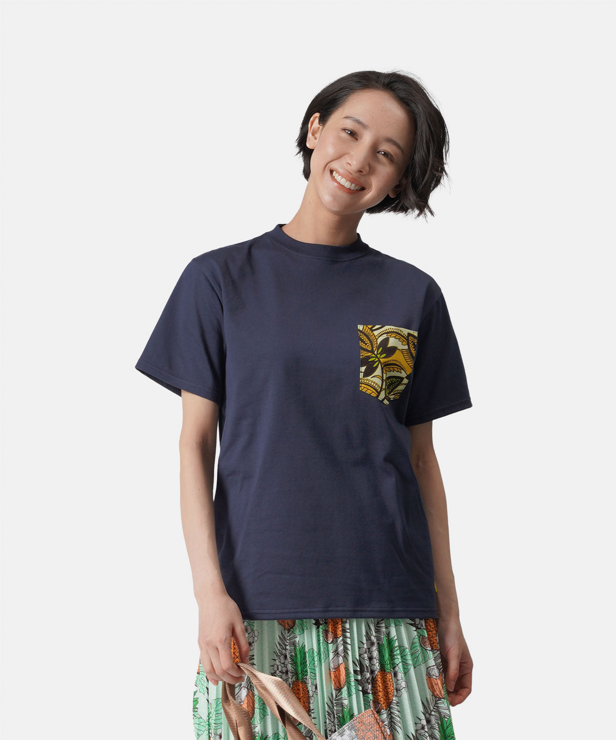 Printed Pocket T-SHIRTS ～ALL COLORS ARE BEAUTIFUL～ 368 NAVY