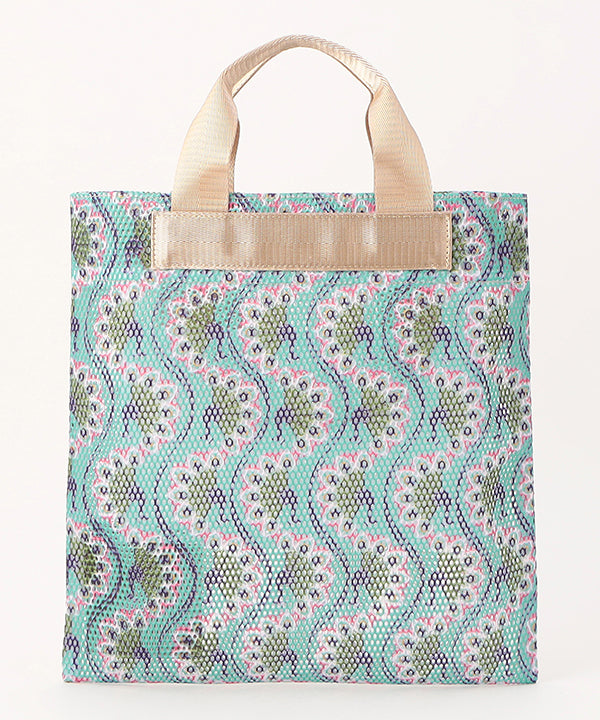 African Textile Mesh Tote Bag (Small) BEIGE | バッグ | CLOUDY公式 