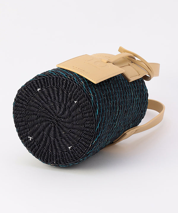 Tube Colored Basket × Fake Leather BEIGE