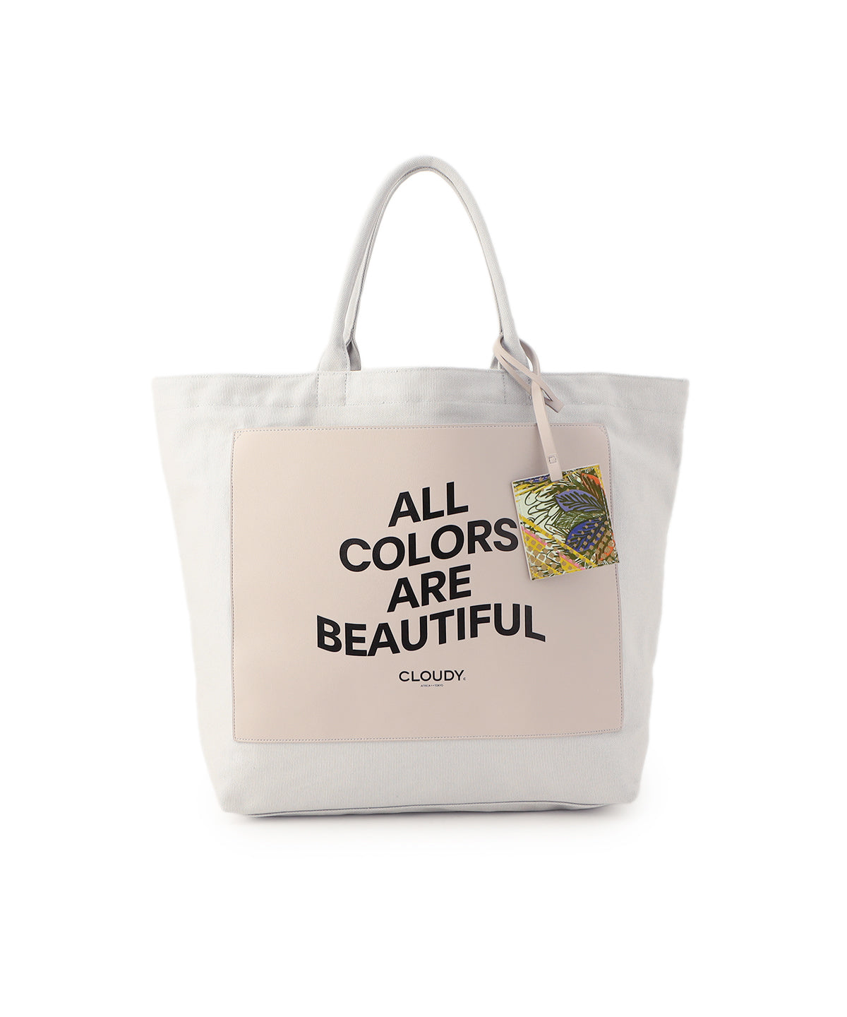 CLOUDY Colored Canvas Tote Bag クラウディ バッグ-