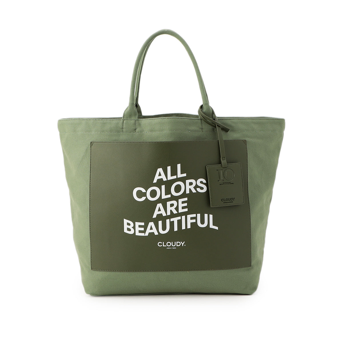 Colored Canvas Tote (Large) KAHKI | バッグ | CLOUDY公式通販サイト