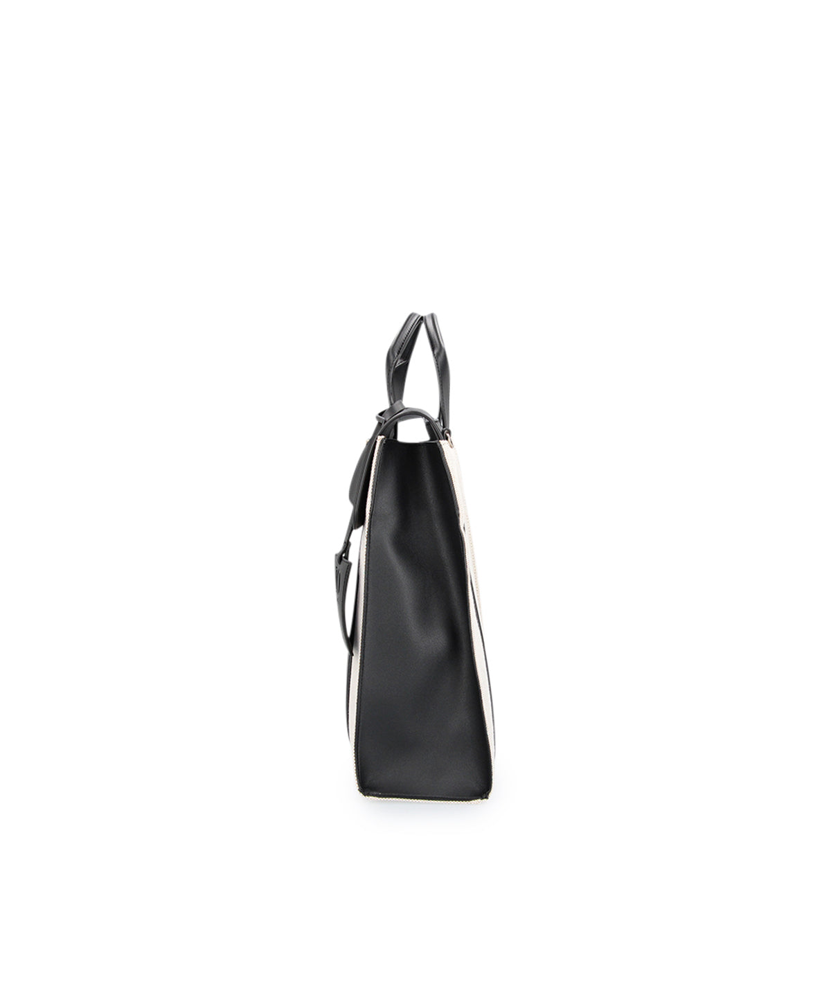 Two Tone Kente Shoulder Bag (Medium)BLACK