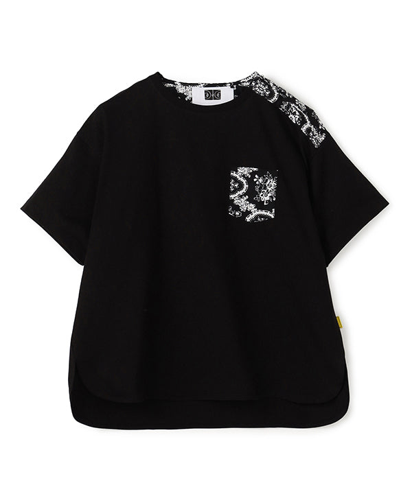 Yoak Textile T-Shirts 004 BLACK