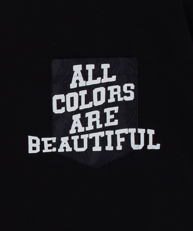 Printed Pocket T-SHIRTS ～ALL COLORS ARE BEAUTIFUL～  365 BLACK