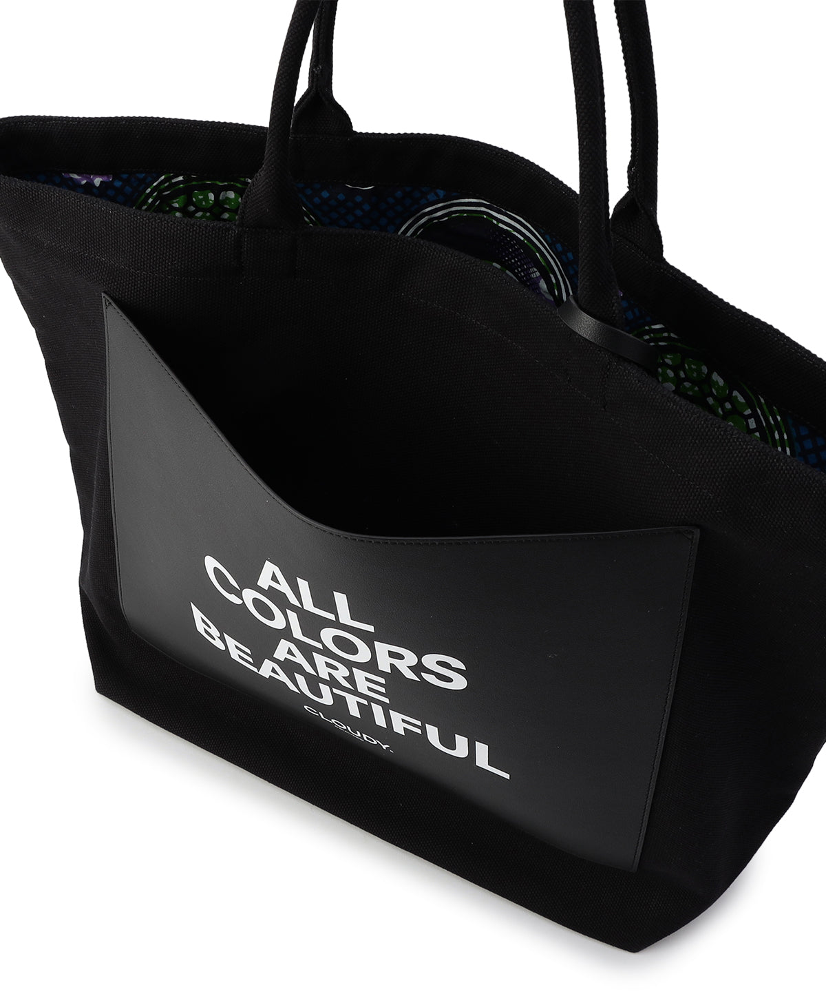 Colored Canvas Tote (Large) BLACK | バッグ | CLOUDY公式通販サイト