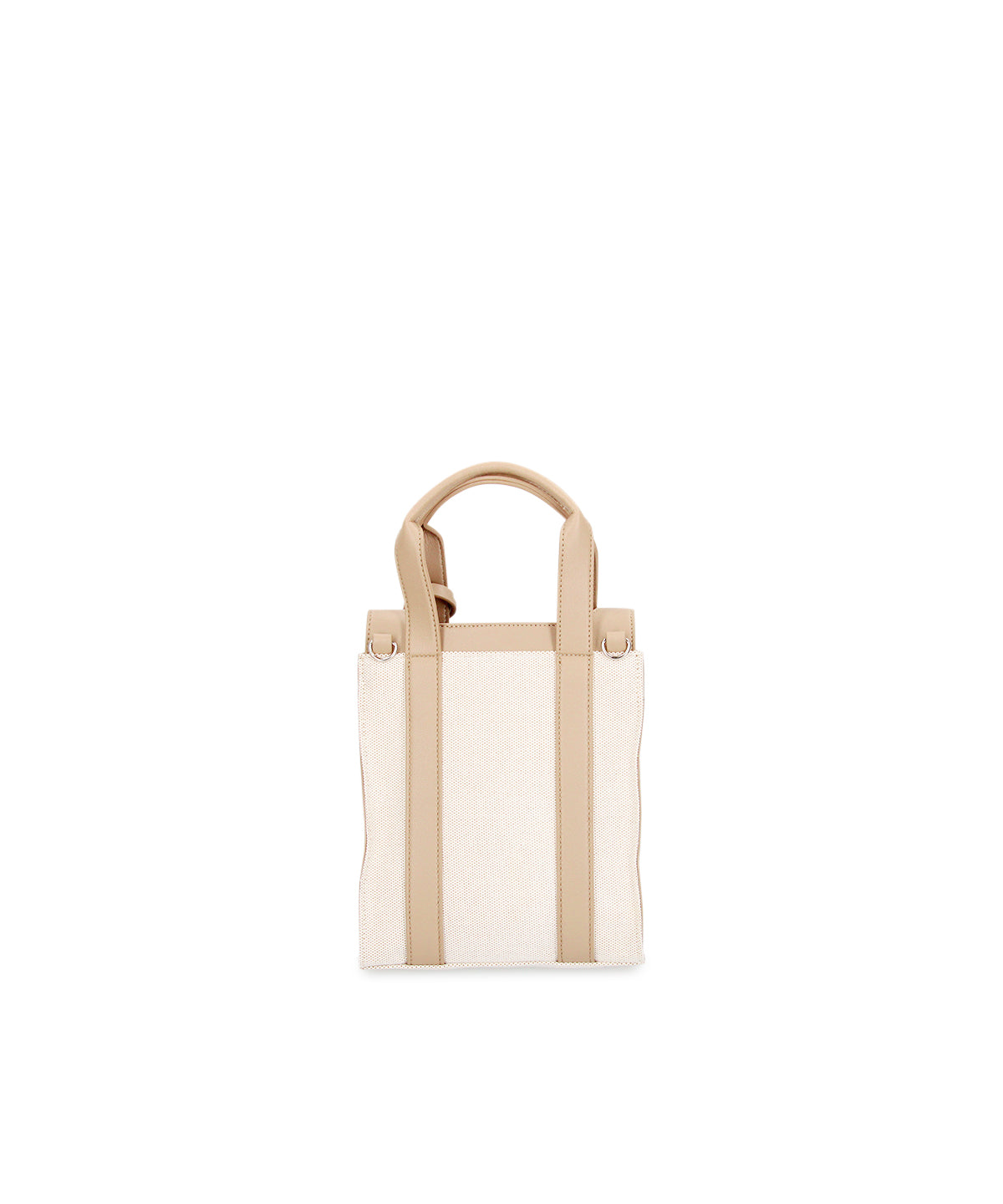 Two Tone Kente Shoulder Bag (Small )GREIGE