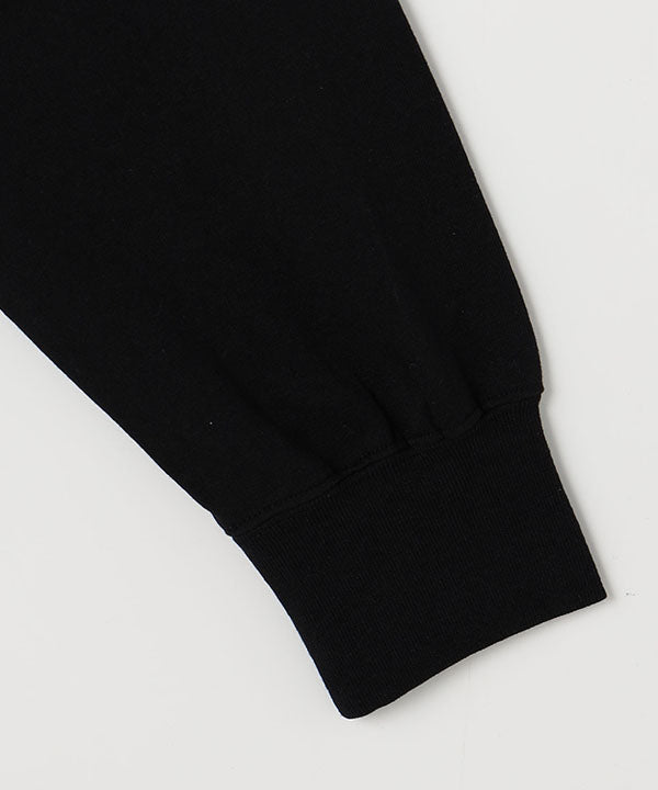 Long Sleeve T-Shirts FABRIC LEAVES BLACK