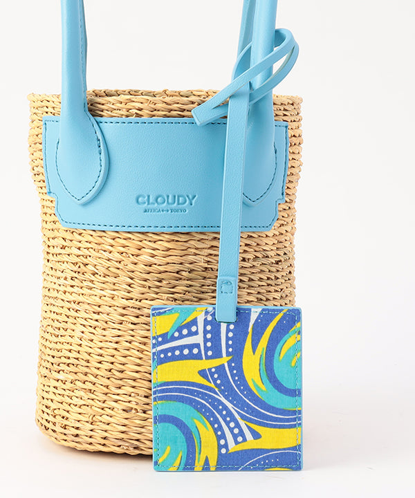 Tube Basket × Fake Leather handle SAX | バッグ | CLOUDY公式通販サイト