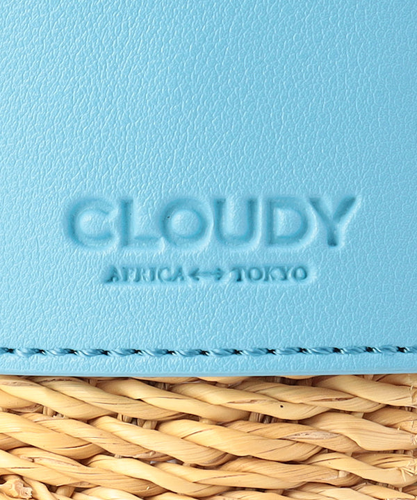 Tube Basket × Fake Leather handle SAX | バッグ | CLOUDY公式通販サイト