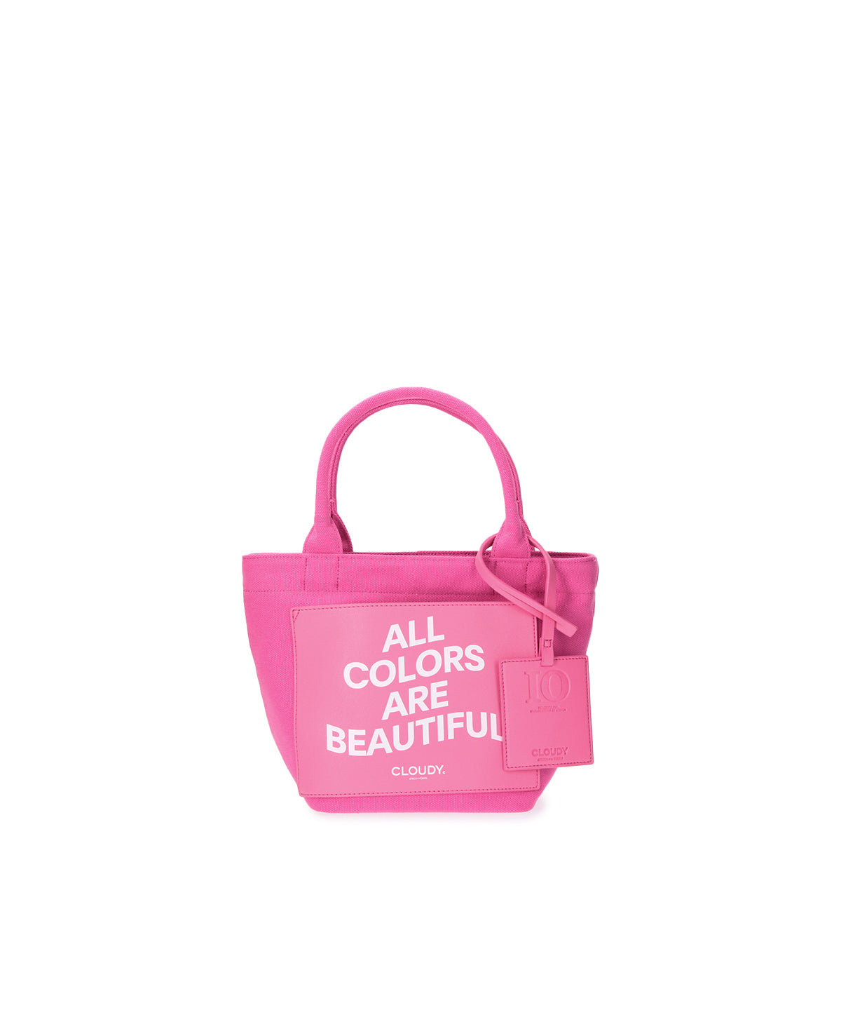 Colored Canvas Tote (Small)PINK