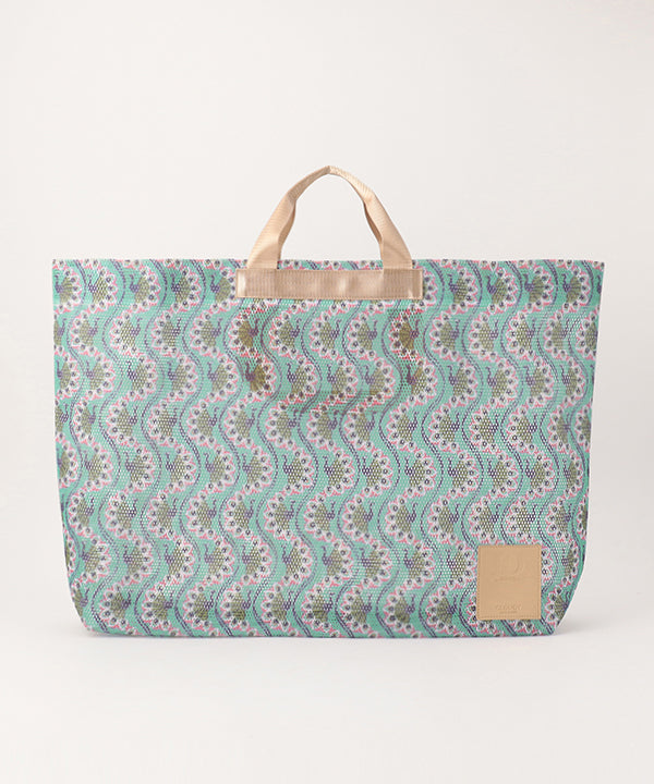 African Textile Mesh Tote Bag (Large) BEIGE | バッグ | CLOUDY公式 