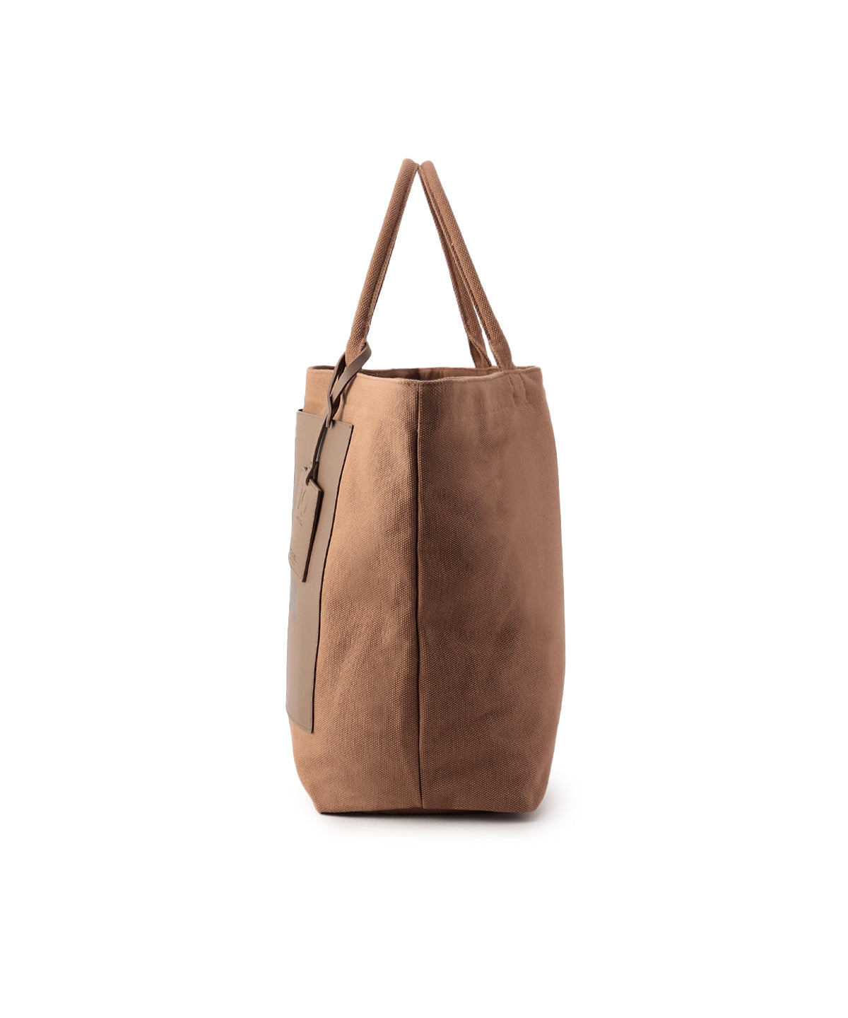 Colored Canvas Tote (Large) BROWN