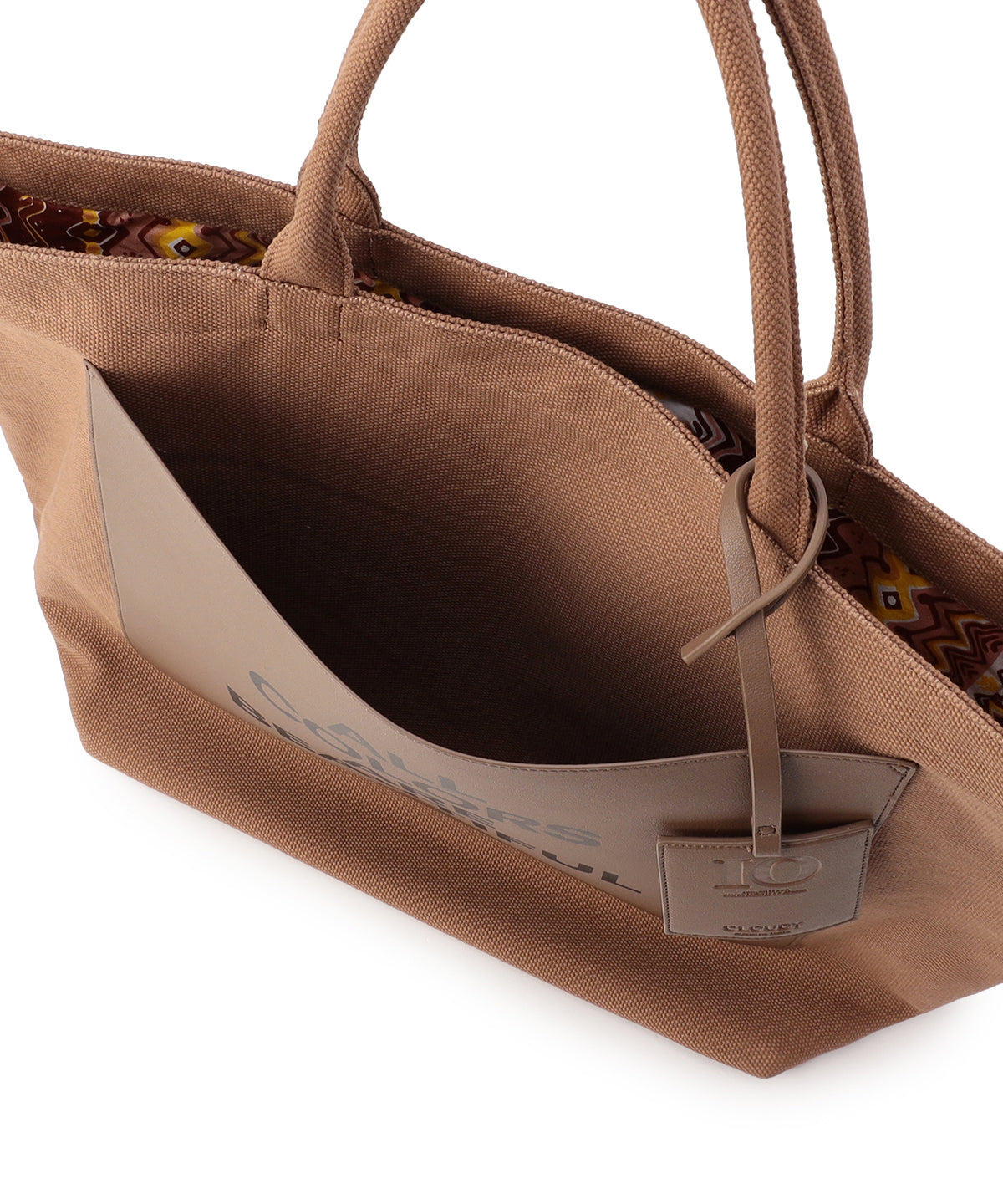 Colored Canvas Tote (Large)BROWN