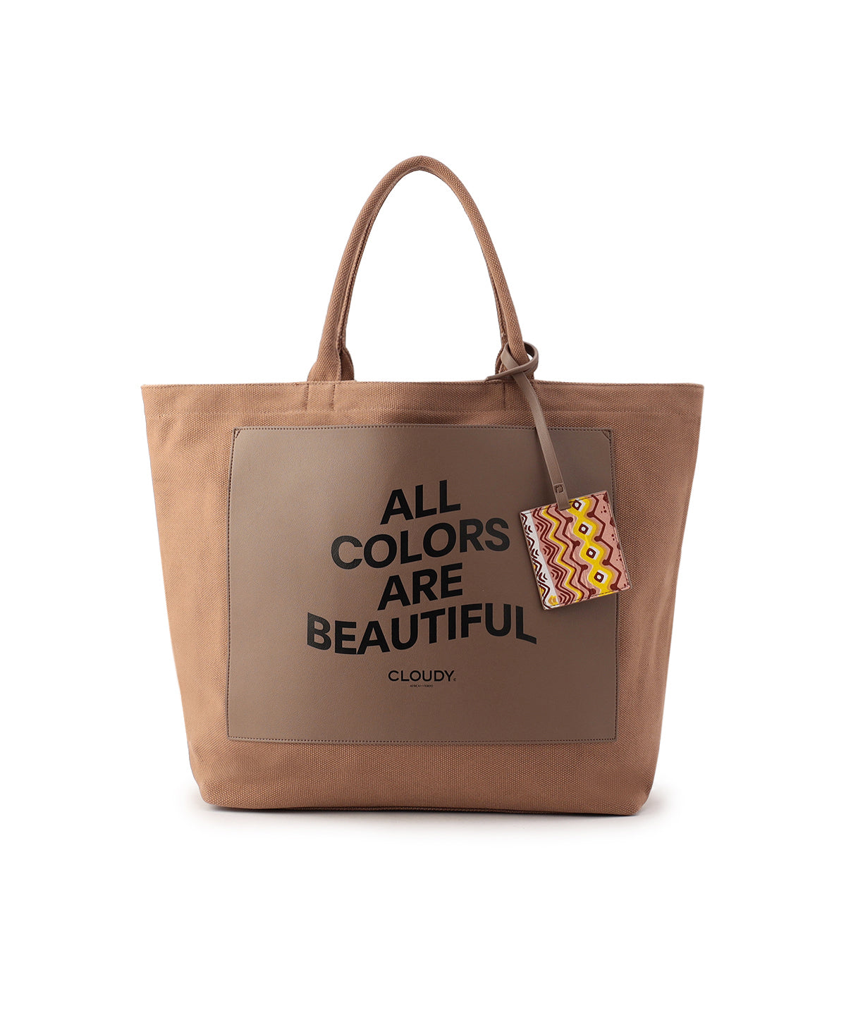 Colored Canvas Tote (Large)BROWN