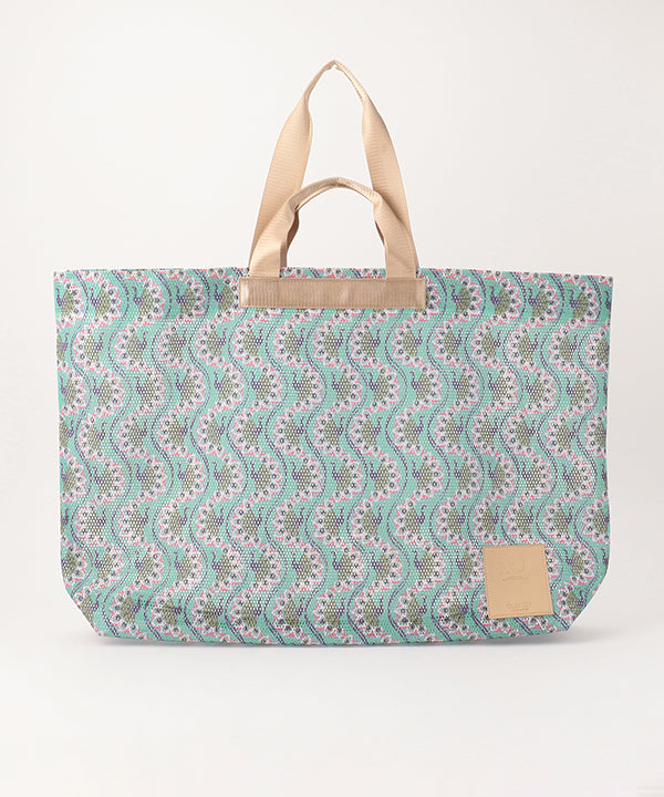 African Textile Mesh Tote Bag (Large) BEIGE | バッグ | CLOUDY公式 ...