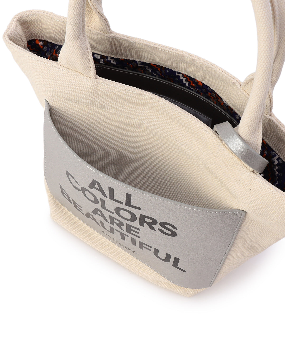 Recycled Canvas Tote (Small )SILVER