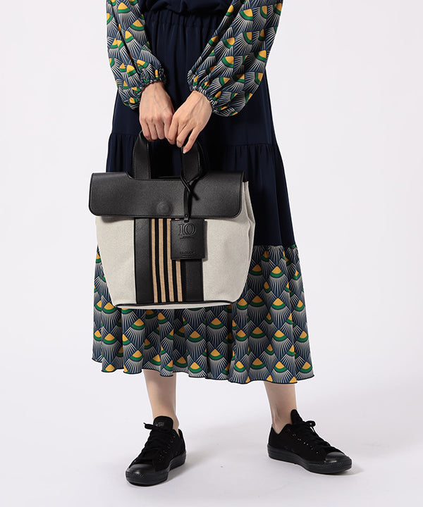 Two Tone Kente Bag (Medium)GREIGE | Bag | CLOUDY official mail