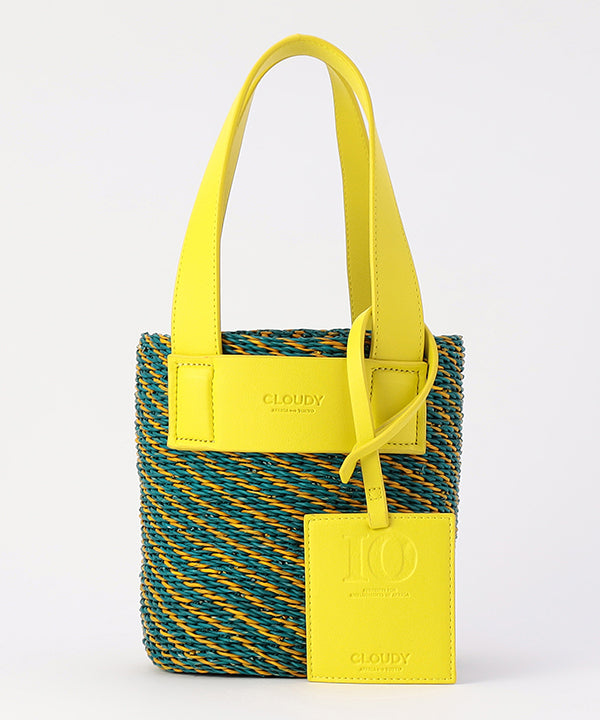Tube Colored Basket × Fake Leather YELLOW2